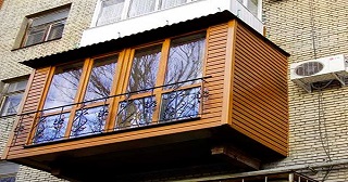 Внешняя отделка балкона Конаково цена от 1052 руб. м/2.