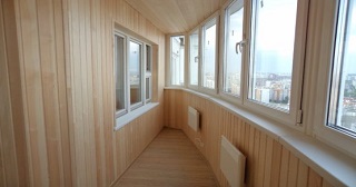 Внутренняя отделка лоджии Конаково, цена от 211 руб. м2